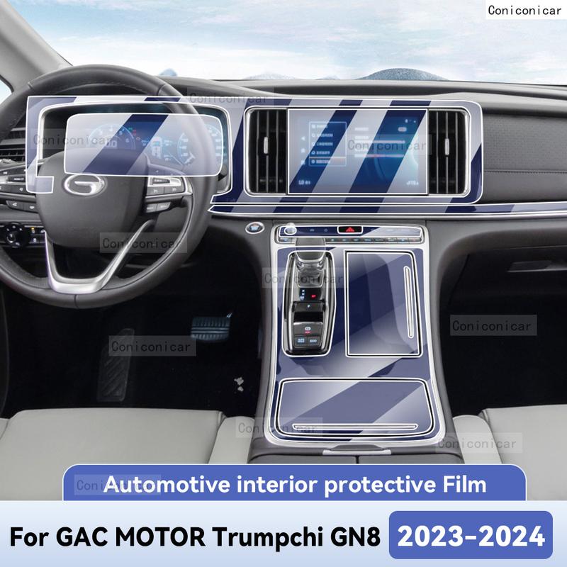 For GAC Motor Trumpchi GN8 2024 Car Interior Protection Anti-Scratch Film trument Center Control Navigation Screen