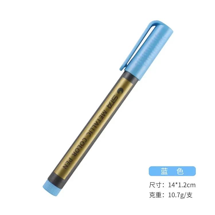 Fine Metallic Markers Paints Pens Art Permanent Writing Markers for Photo Album Gift Card DIY Craft Kids Stationery 10 Colors