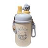Thermos cup high value cartoon straw cup portable stainless steel student vacuum cup