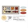 Francobolli fai-da-te Kit scatola sigillo di cera Set di cucchiai staccabili Set di perline di tenuta Busta Confezione regalo di nozze Cartolina
