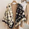 Women's High-Quality Wool Cashmere Scarf: Thick, Warm, Tassel Shawl for Autumn and Winter