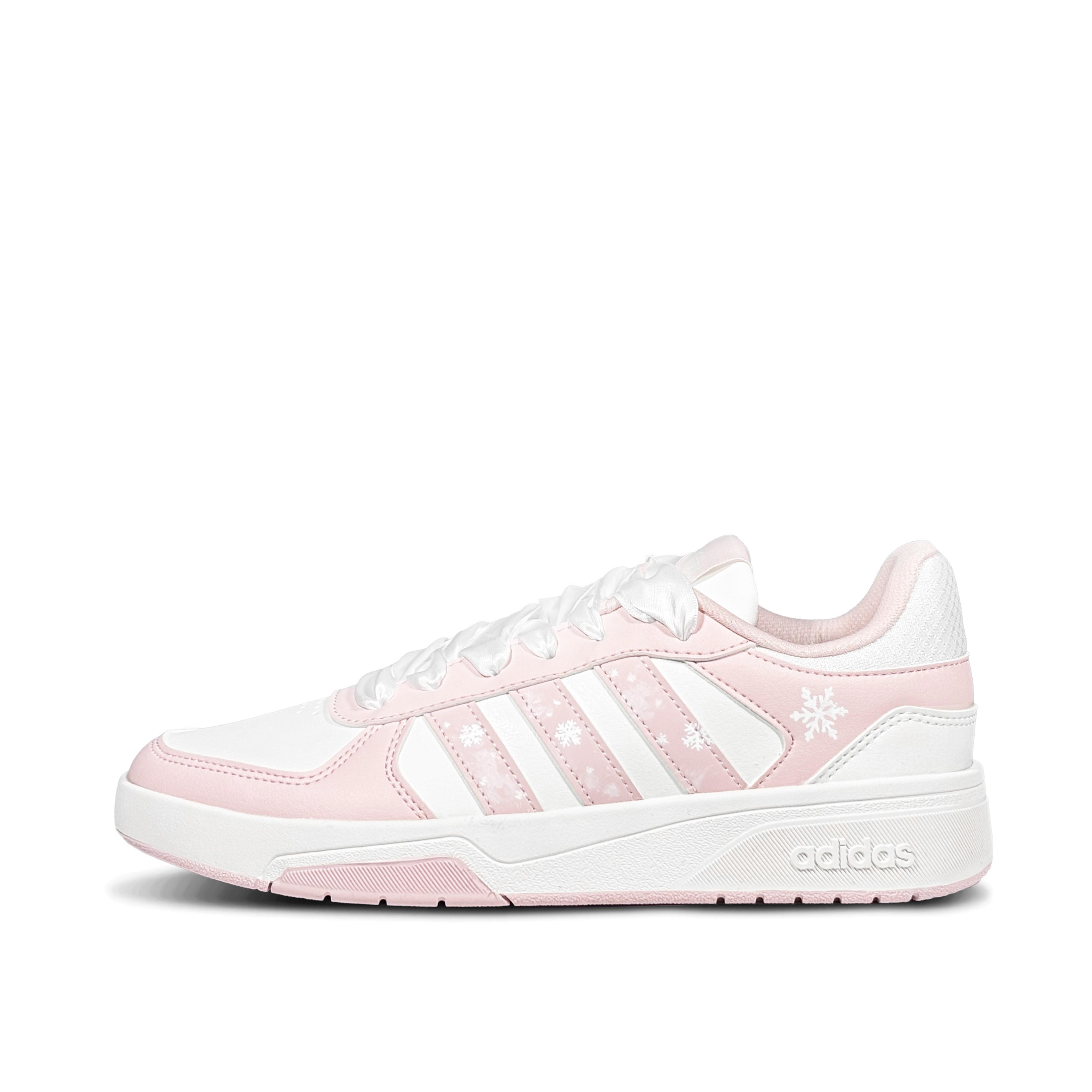 

Adidas COURTBEAT Powder First Sunshine Low top Skateboard Shoes Unisex Pink White KI6785(Team-814) 36