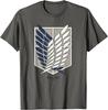 Attack On Titan Scout Regiment Shield AOT Anime T-Shirt