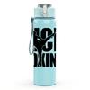 1PC Kick Boxing Sport Logo Print 750ml Color Plastic Sports Water Bottle Leakproof Flip Straw Lid Suitable for Sports Office Home Use