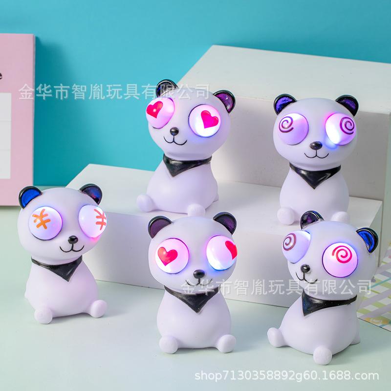 best seller Panda Squeezing Doll Gaze Pinching Music Relieving Stress Tool for Children's Stress Relief Toy
