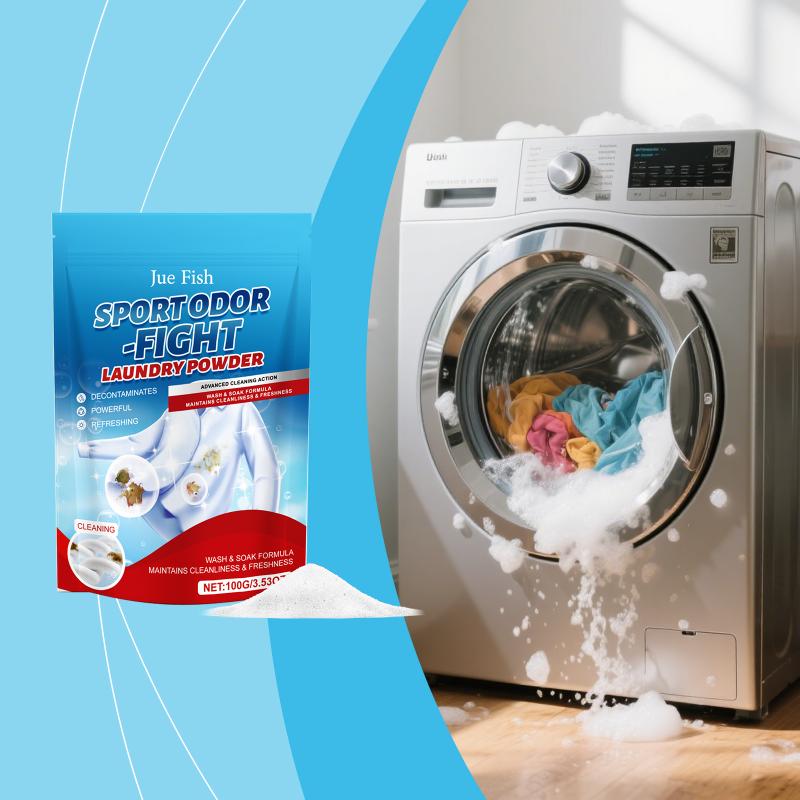 Color Protect Laundry Powder High Cleaning Power Removes Odor and Oil Low Foam Suitable For Machine Wash