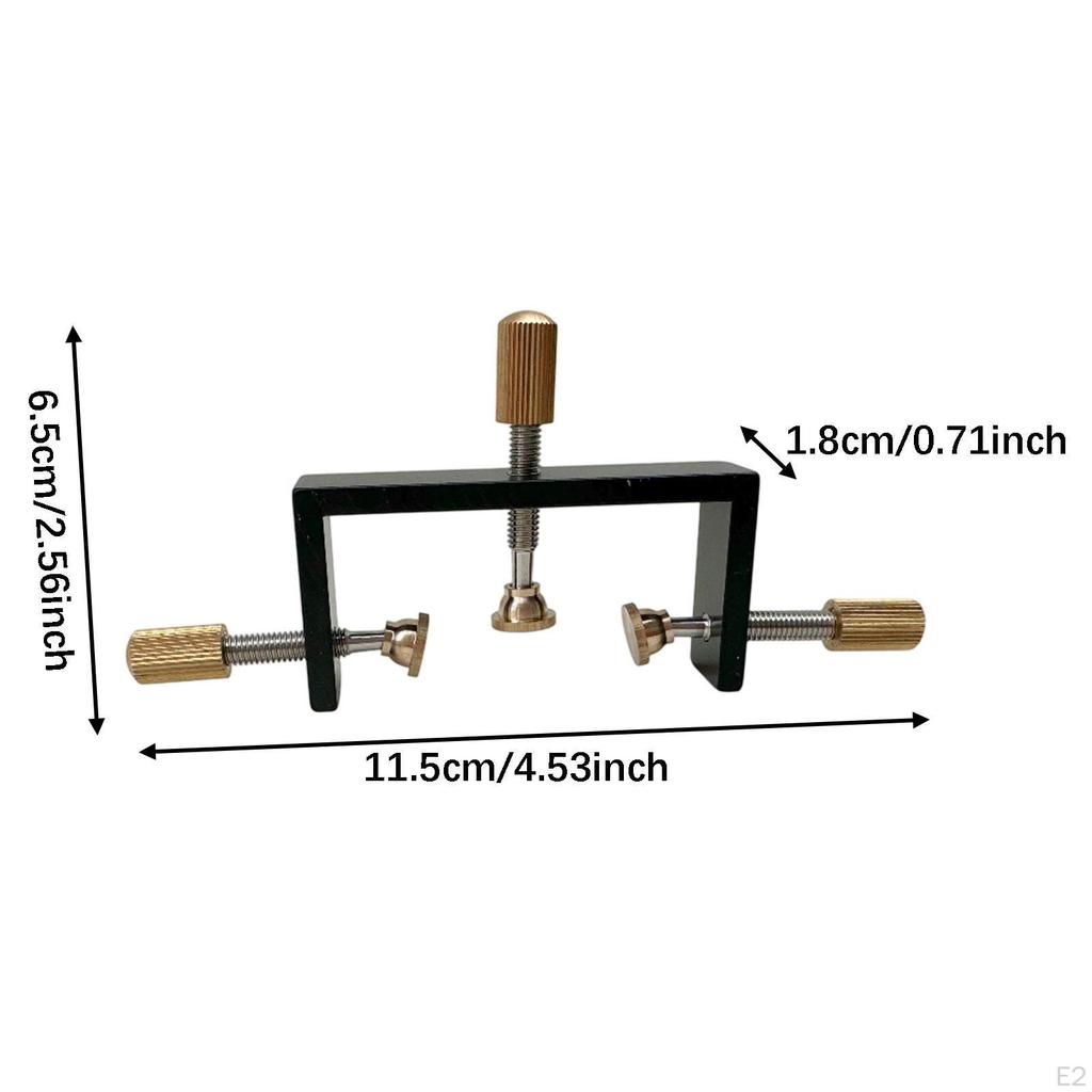 Violin Repair Clamp Edges Fixture Three Way Professional Adjustable Maintenance Portable