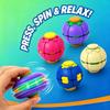 Spinner Fidget Sfera Stampa 3D Premi Gira Giocattolo Antistress Spremere Deformabile Giroscopio Punta Dita Mini Portatile Giocattolo Sollievo Ansia