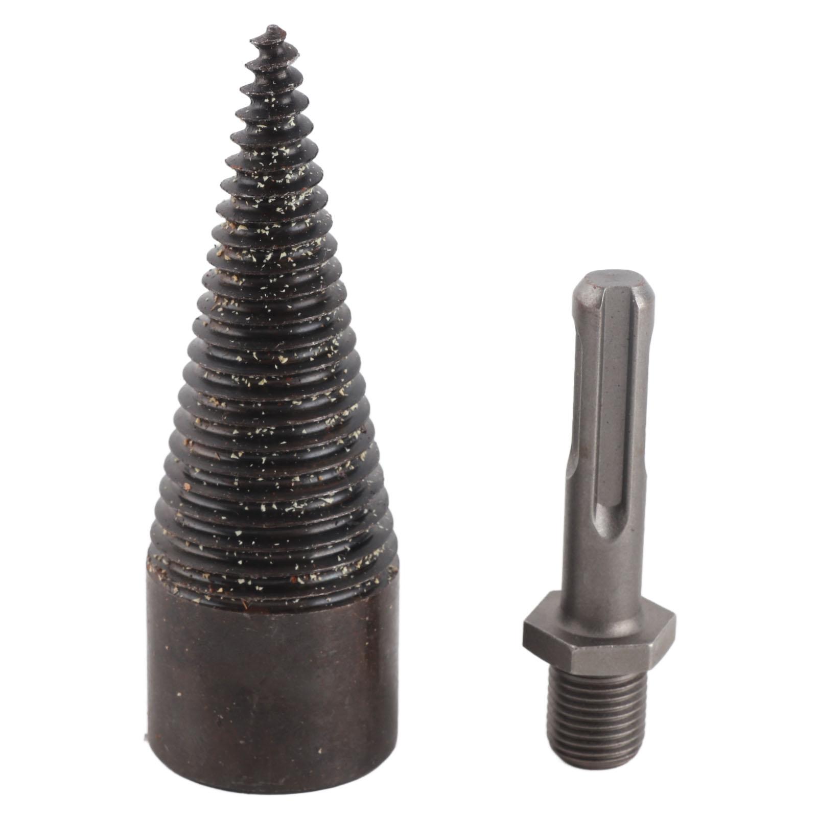 

Дровокол Сверло Высокоуглеродистая сталь Раскалывание дров Сверло для бревен для дома Круглый хвостовик