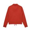MALBON GOLF Women'S 2-In-1 Windproof Pullover Knit Orange (Woman)