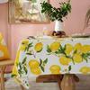 Lemon Tablecloth Decorative Rectangular Kitchen Dining Birthday Party Table Cover Tea Cloth Table Cover Waterproof Mantel Mesa