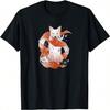 Kitsune Kami Japonais Inari Renard à Neuf Queues Esprit du Renard Yokai T-Shirt