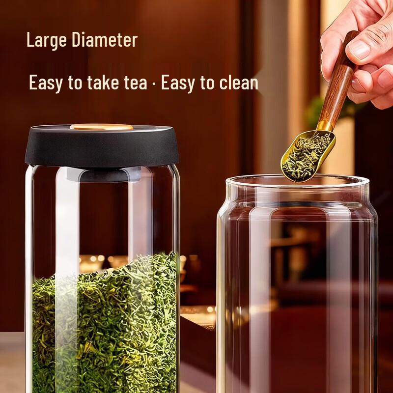 De Rian Vacuum Sealed Glass Storage Jar