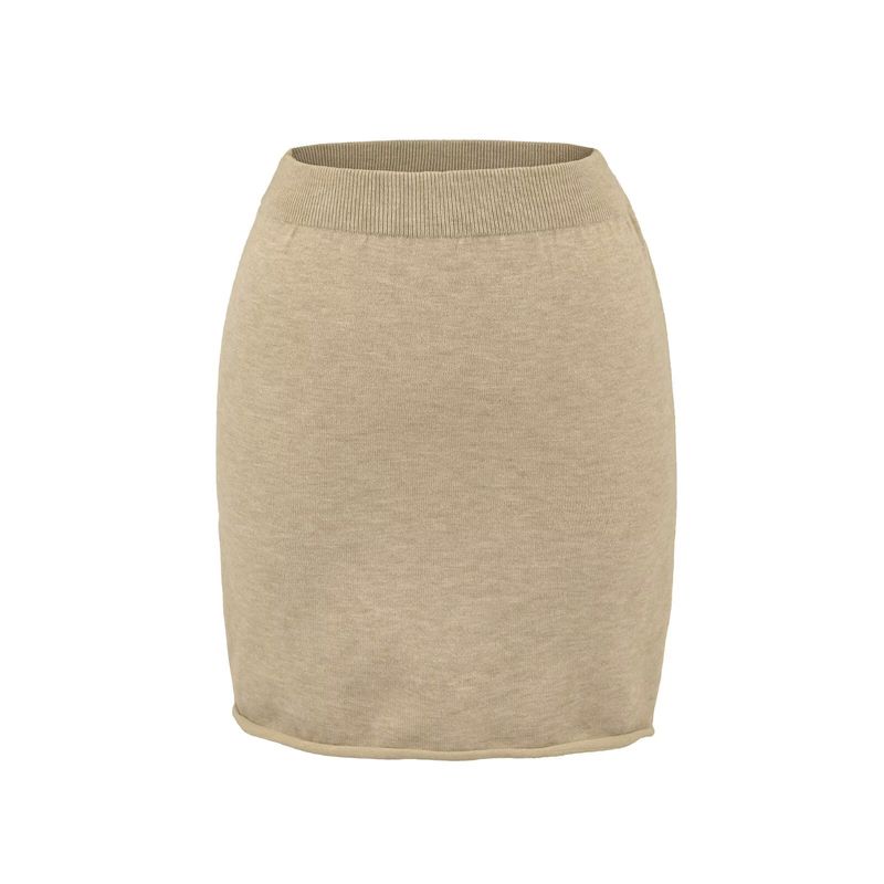 Za Export New Arrival Women's Clothing ZR Fashion Style Fashion All-Match Long Sleeves Shoulder Sweater Curling Bodycon Dress Two-piece Set