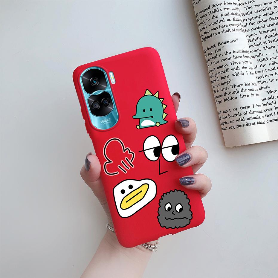 

For Honor 90 Lite Honor90 Pro 5G Case Silicone Soft Cute Cat Cartoon Bumper Funda Coque For Honor 90 Pro 90Lite Protective Cover Honor 90