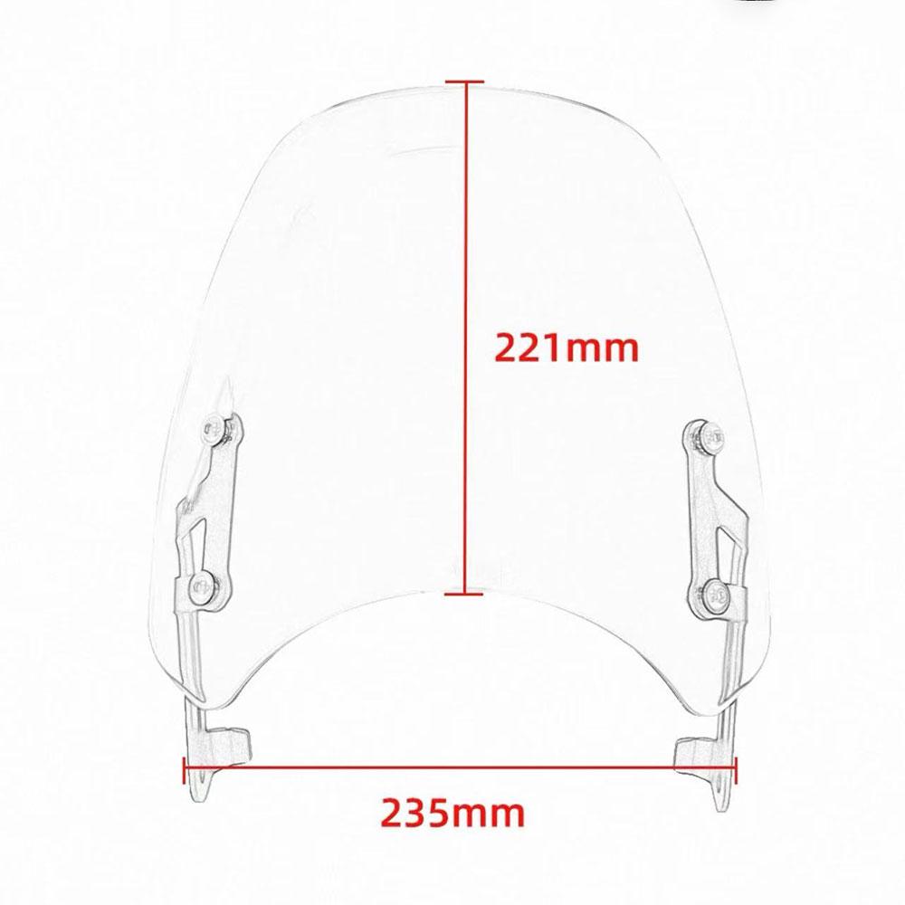 For 2019-2020 Models Triumph Speed Twin 1200 Motorcycle Windshield Deflector Original Model Air Windshield Accessories