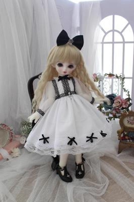 HAMRETHYPPZ 14 16 13 BJD Ball Jointed Doll Dress, Doll Costume, Doll Maid Outfit, Ball Jointed Doll Dress-Up, White Wedding Dress Princess Skirt,