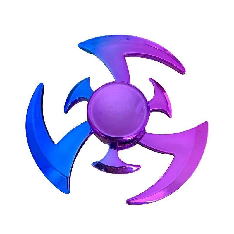 ABS Renkli Fidget Spinner Anksiyete Önleyici Oyuncaklar Spinnerlar Stresi Azaltır Yetişkin Çocuklar İçin Parmak Ucu Jiroskopu Decompression