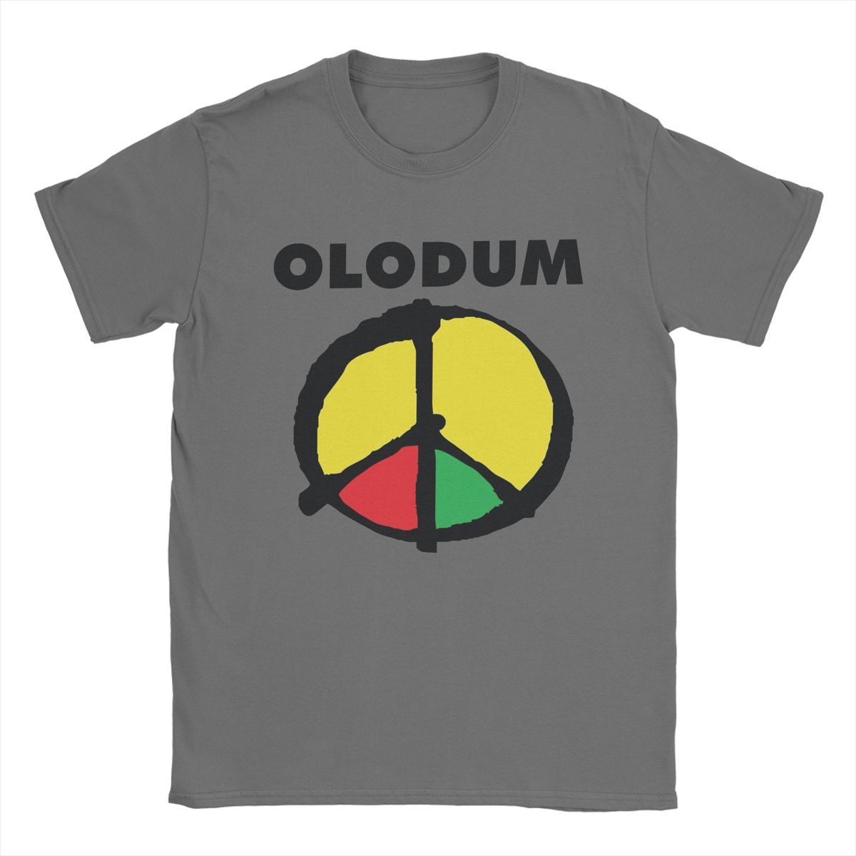 BenberFashion Olodum T-shirts voor heren Casual 100% katoenen T-shirts Ronde hals Korte mouw T-shirt Cadeaukleding 2XL