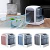 Summer New Style Water-Cooled Fan Portable Air Conditioner with Dynamic Ice Mist Technology Mini Household Desktop Fan