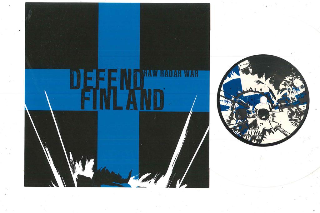 7inch Record RAW RADAR WAR - Defend Finland CS032 CHAINSAW SAFETY 2010 US Rock Used