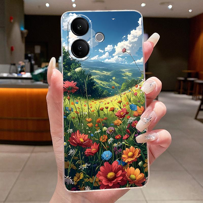 Casing For Vivo V60 Lite Aesthetic Luxury Dragon Cute Cool Boys Girls Soft silicone Phone Case Back Cover Transparent TPU Shell