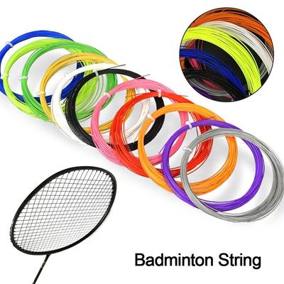 Nylon Badminton String Shock-absorbing Badminton Line High Flexibility Training Racket String Durable Badminton Racket Line