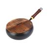 BRINDEN WOK PAN KOINGE Cookware Iron for All Cooktops Hotel Kitchen Camping