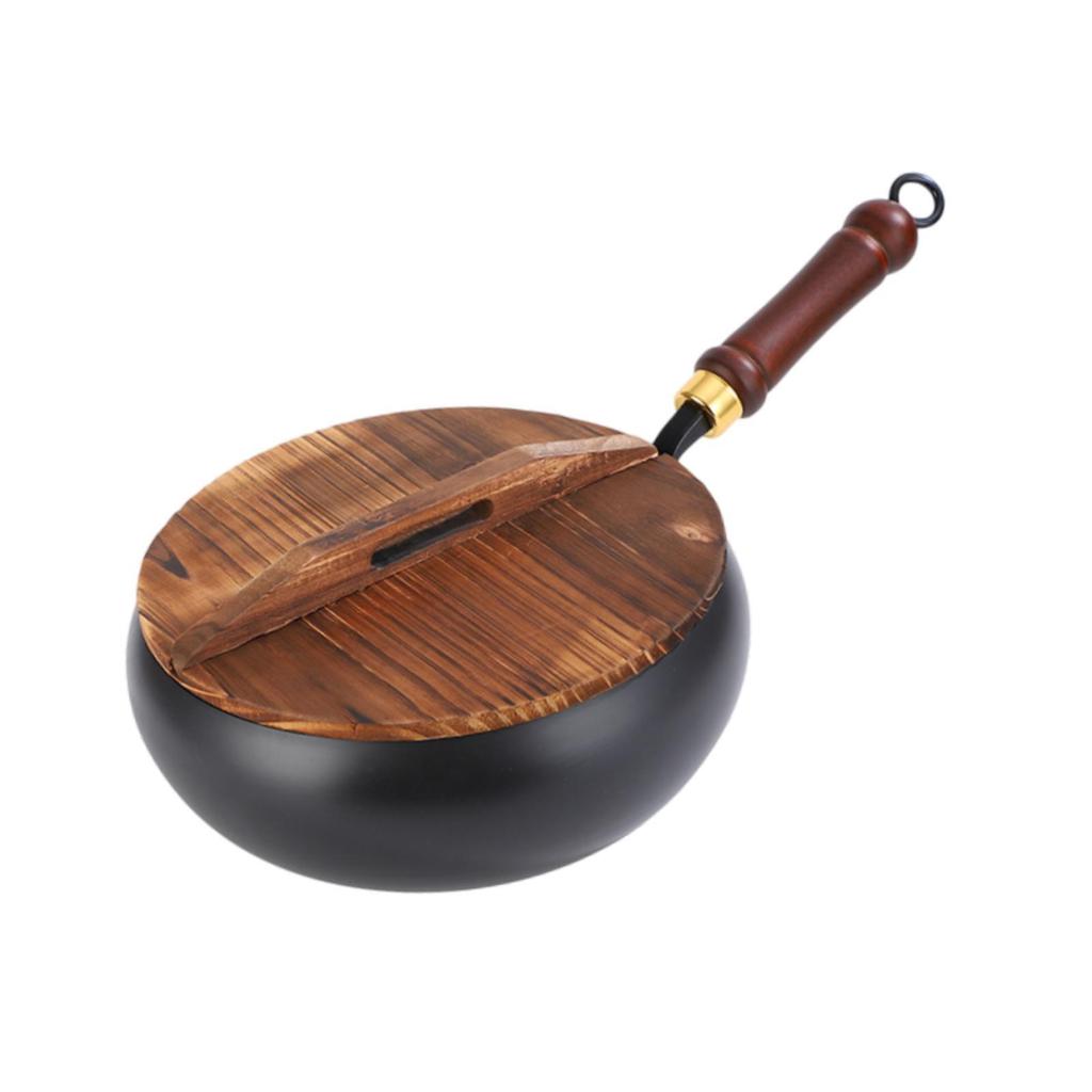 BRINDEN WOK PAN KOINGE Cookware Iron for All Cooktops Hotel Kitchen Camping