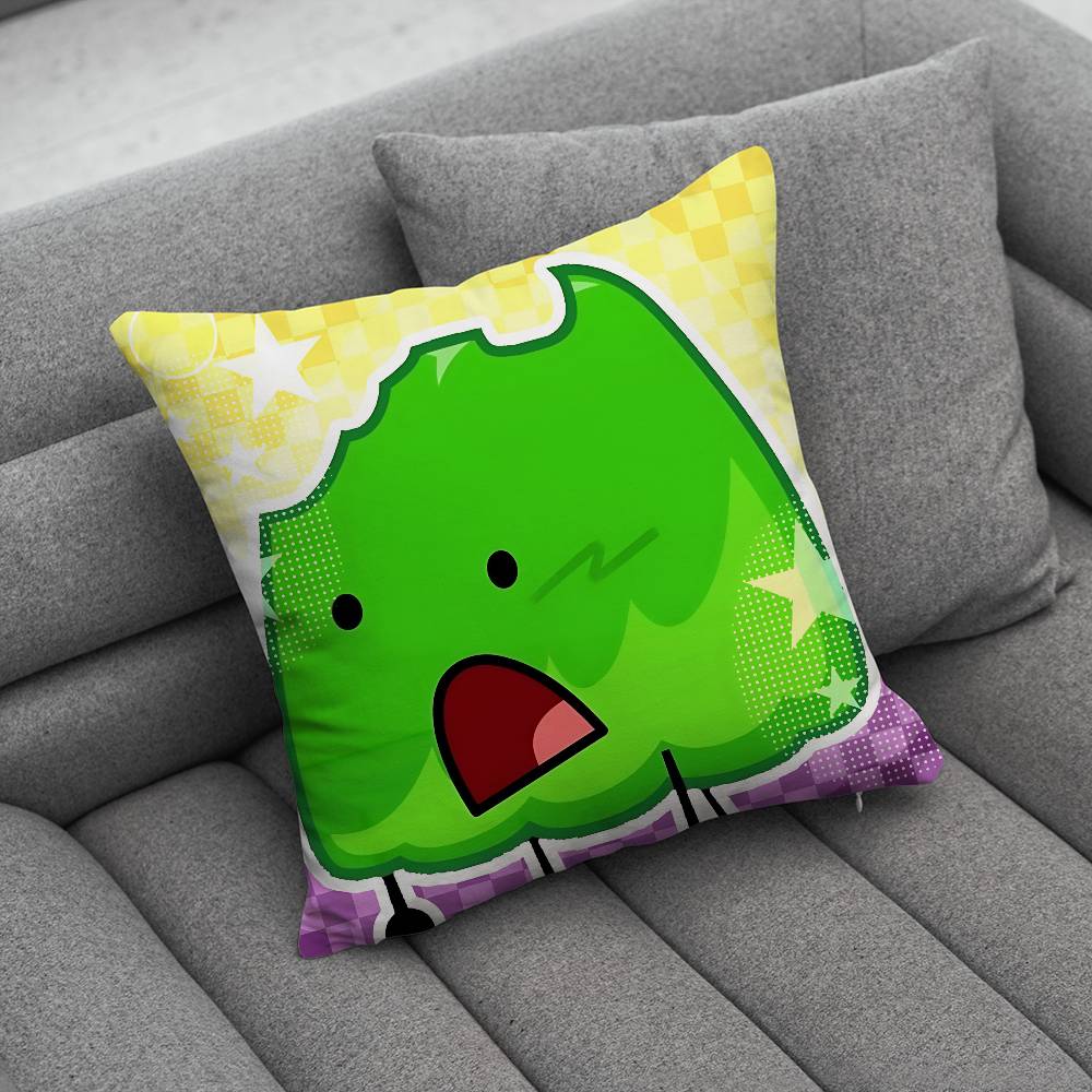 BFDI Battle for Dream Island Pillow Case For Home Bedroom Car Office Decoration Living Room Sofa Cushion Cover Suitable