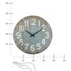 Retro Wall Clock 38Cm Alex Blue
