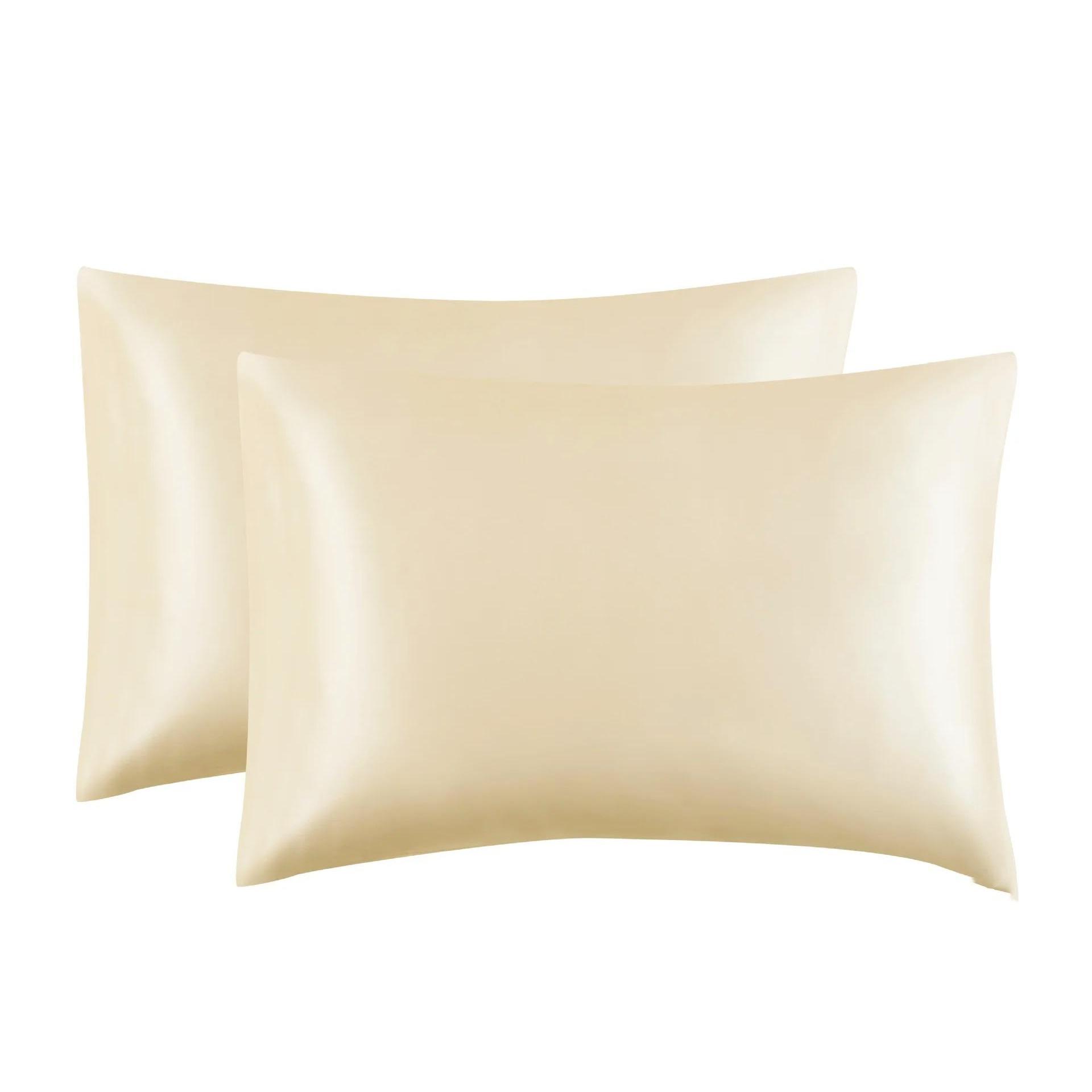 Наволочка 100 шелковая наволочка Шелковистая атласная наволочка для красоты волос Удобная наволочка Домашний декор оптом 2Pcs 1909₽