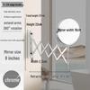 Wall-Mounted Retractable Double-Sided Vanity Mirror
