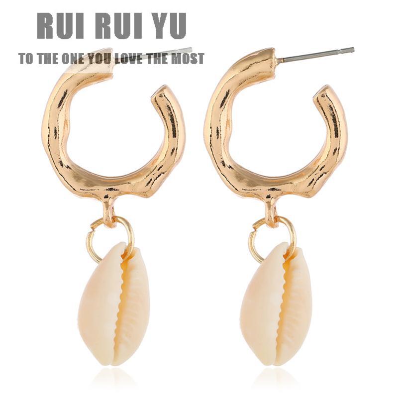 

RUI RUI YU 2 пары женского модного металла все подходящие простые серьги