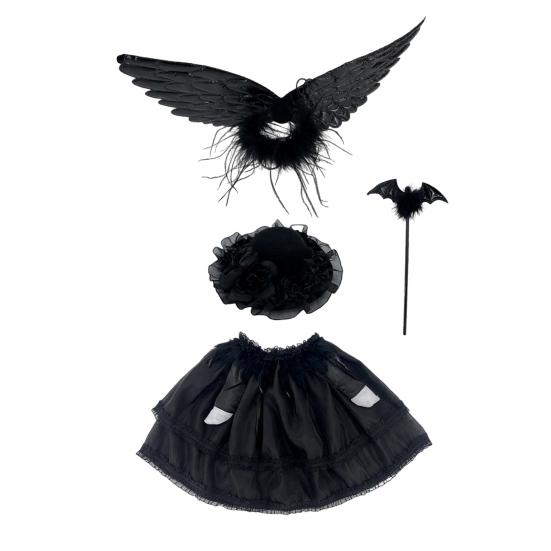 Ghost Goose Costume with Lantern 1 Set Halloween Porch Outfit, Light-up Lantern, Yard Decoration Pumpkin Apparel for 23 Inch Statue Festive Decor Easy