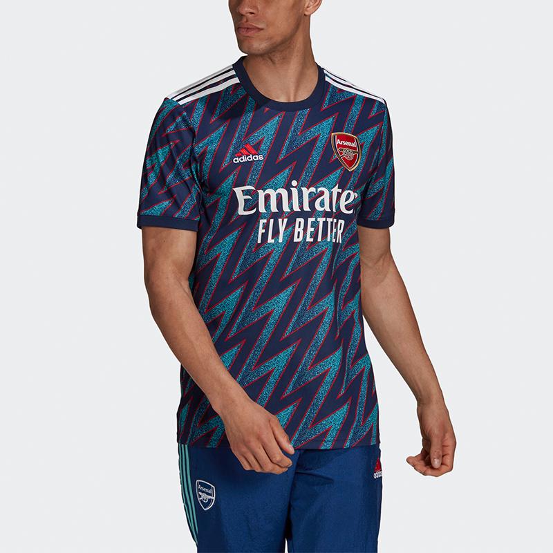 Adidas Away Authentic Jersey Men Sportswear Blue GM0213