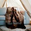 Custom Name Tomb Raider Theme Printed Blanket - Perfect for Couch, Bed, Travel & Outdoor Use | Machine Washable, Cozy & Durable.
