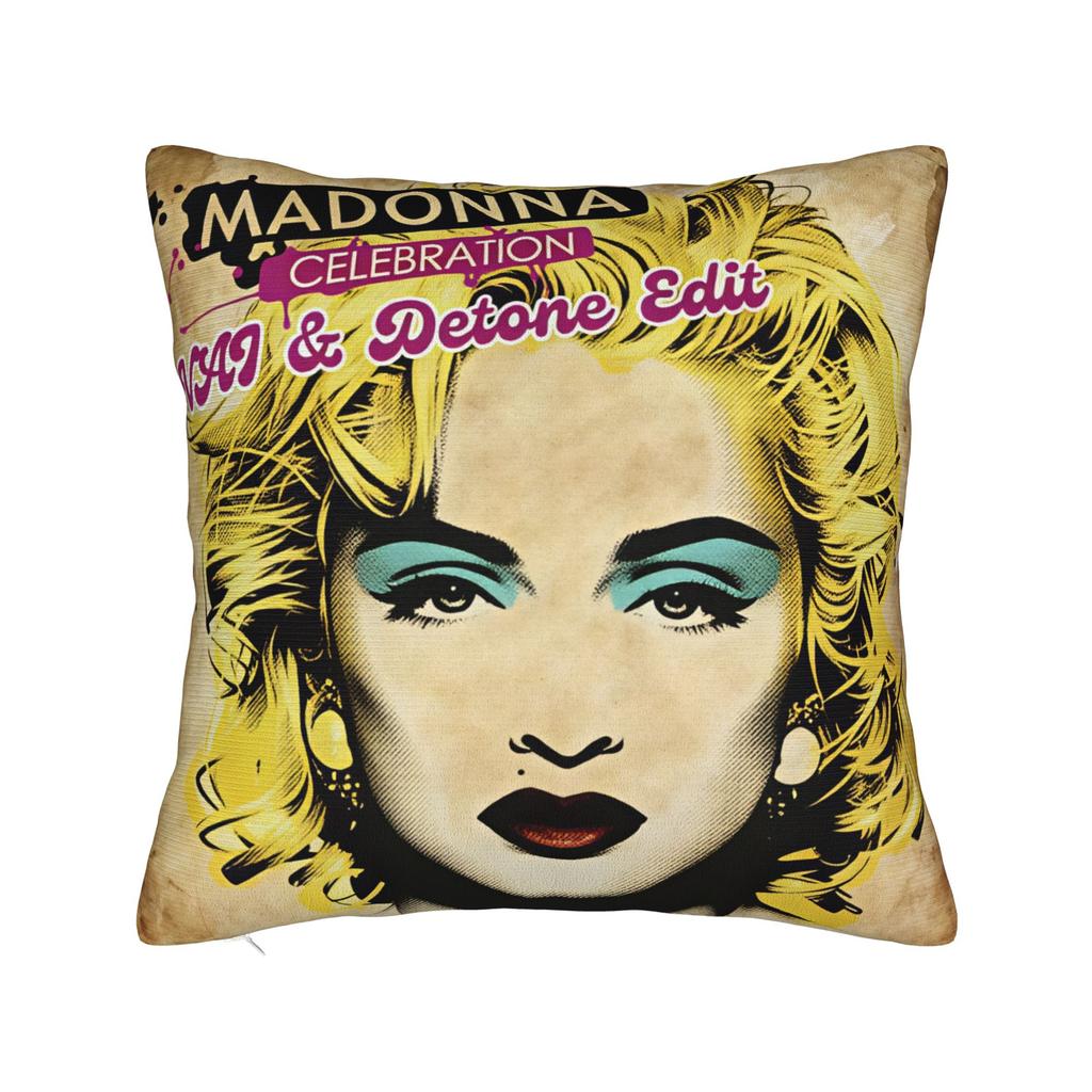 M-Madonna Confessions I Feel So Free Pillowcases Kawaii Pillow Case For Sofa Home Decor Soft Pillow Cover