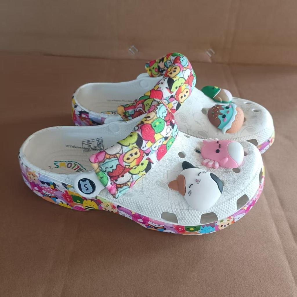 Croo My Neighbor Totoro Co-Branded Clogs: Fun Cartoon Children's and Adult Beach & Home Shoes in Parent-Child Styles