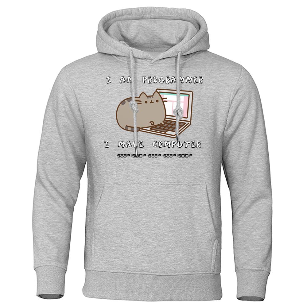 Sunt Programator Creez Calculator Hanorac Designer Fleece Streetwear Hip Hop Modă Trening Harajuku Creativitate Hanorace