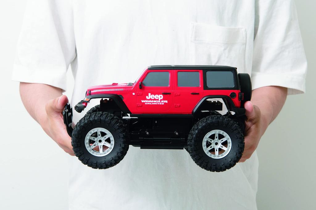 JOEZEN DIRTMAX 118 Scale Radio Control Jeep Wrangler Rubicon JRVT116-RD Red