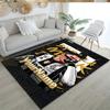 Juventus Customized Name Floor Rug Office Rug Design for Balcony Living Rooms Kitchen Entryway Antislip Carpet Anime Office Decor