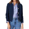 2025 Autumn New Women's Solid Color Commuter Knitted Cardigan Casual Sweater Jacket