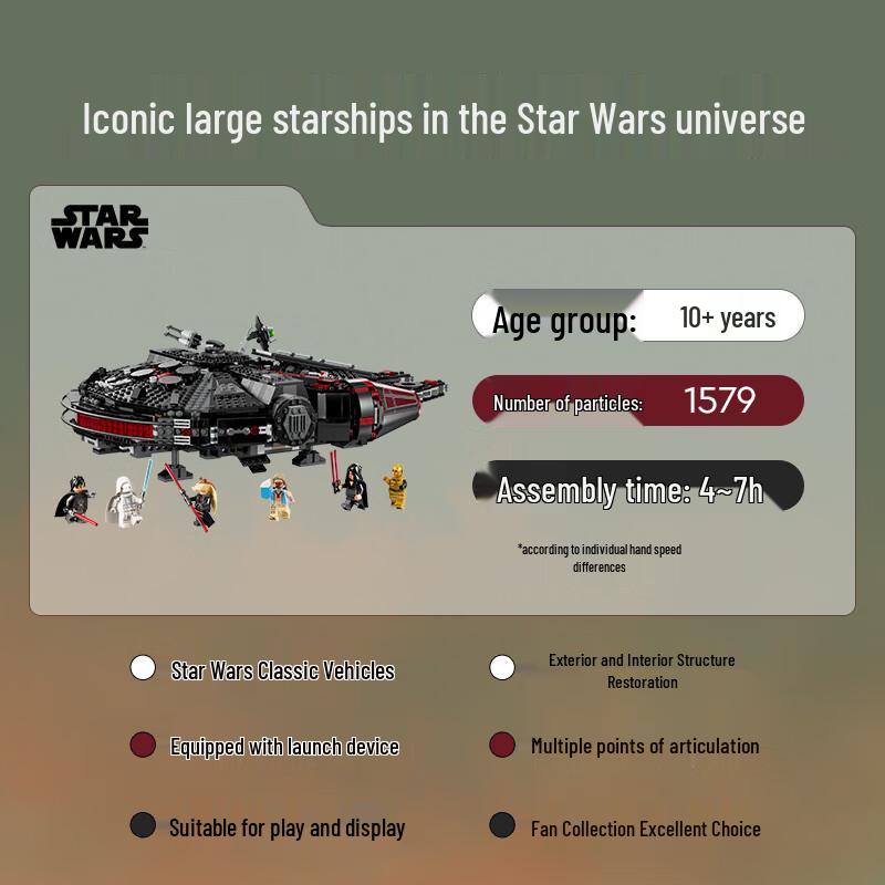 LEGO Star Wars Dark Millennium Falcon Building Set 75389