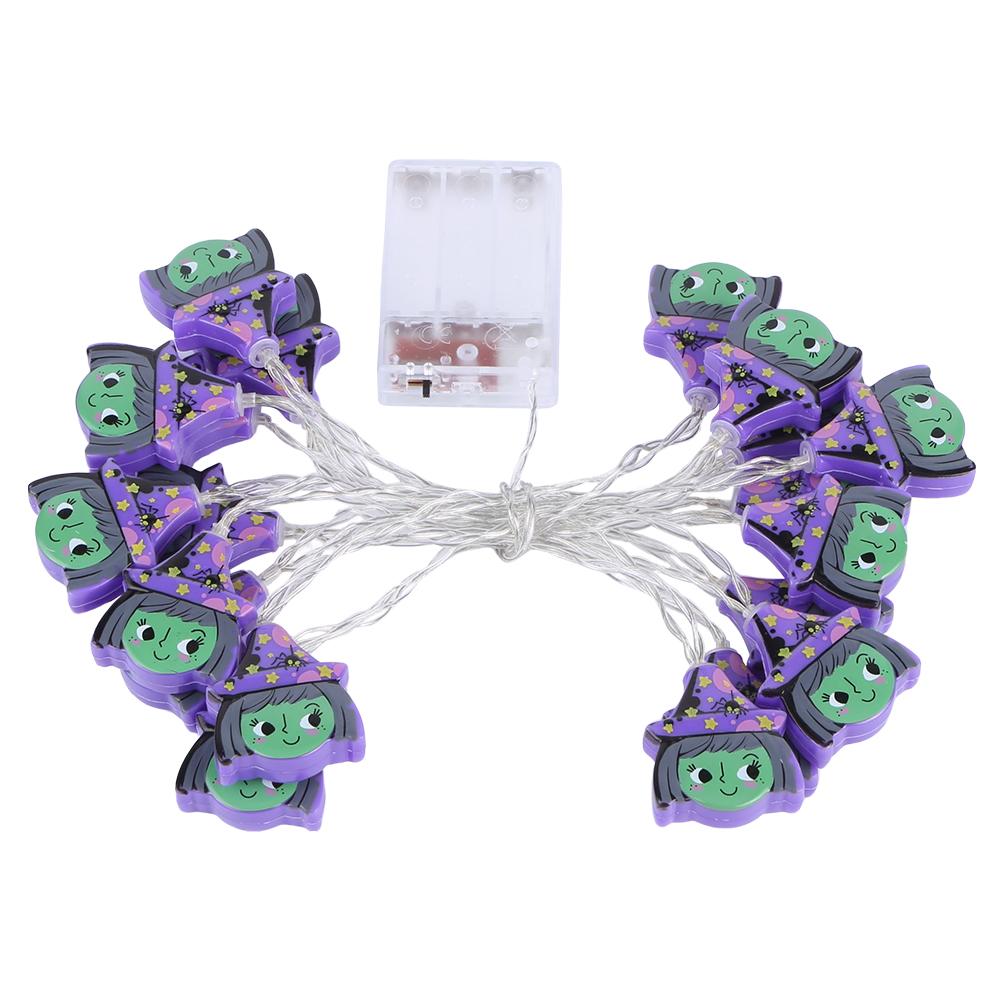Halloween Scary Fairy Lights Battery Powered 20LED Party Decorative Lights Horror Night Lights for Party Garden Yard