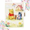 Disney Diamond Painting Kit Unframed, Winnie the Pooh Friends, Classic Style Home Decor Craft, Perfect Gift Idea