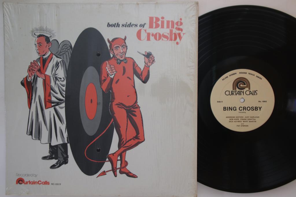 LP Record BING CROSBY - Both Sides Of Bing Crosby CC1002 CURTAIN CALLS US Jazz Used