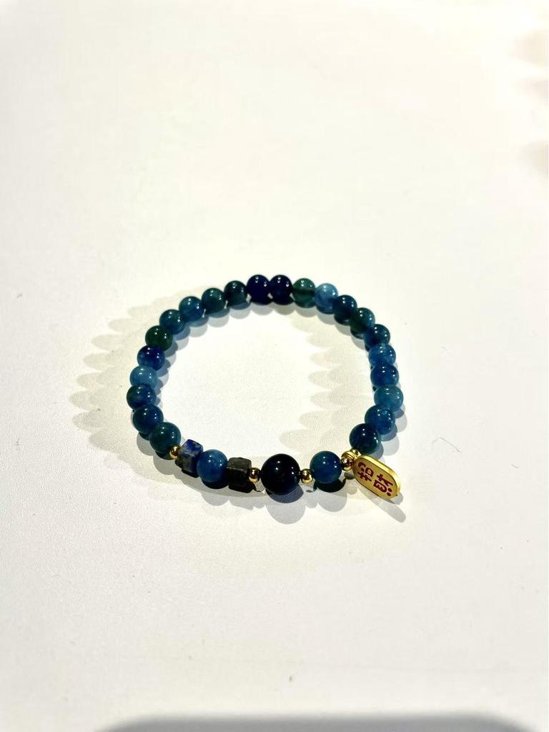 New Bestseller: Apatite and Irregular Amethyst Beaded Bracelet