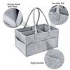 Tote Bag For Mommy Baby Diaper Storage Organizer Baby Stroller Tote Basket Felt Fabric Bag Multifunctional Felt Diaper Bags