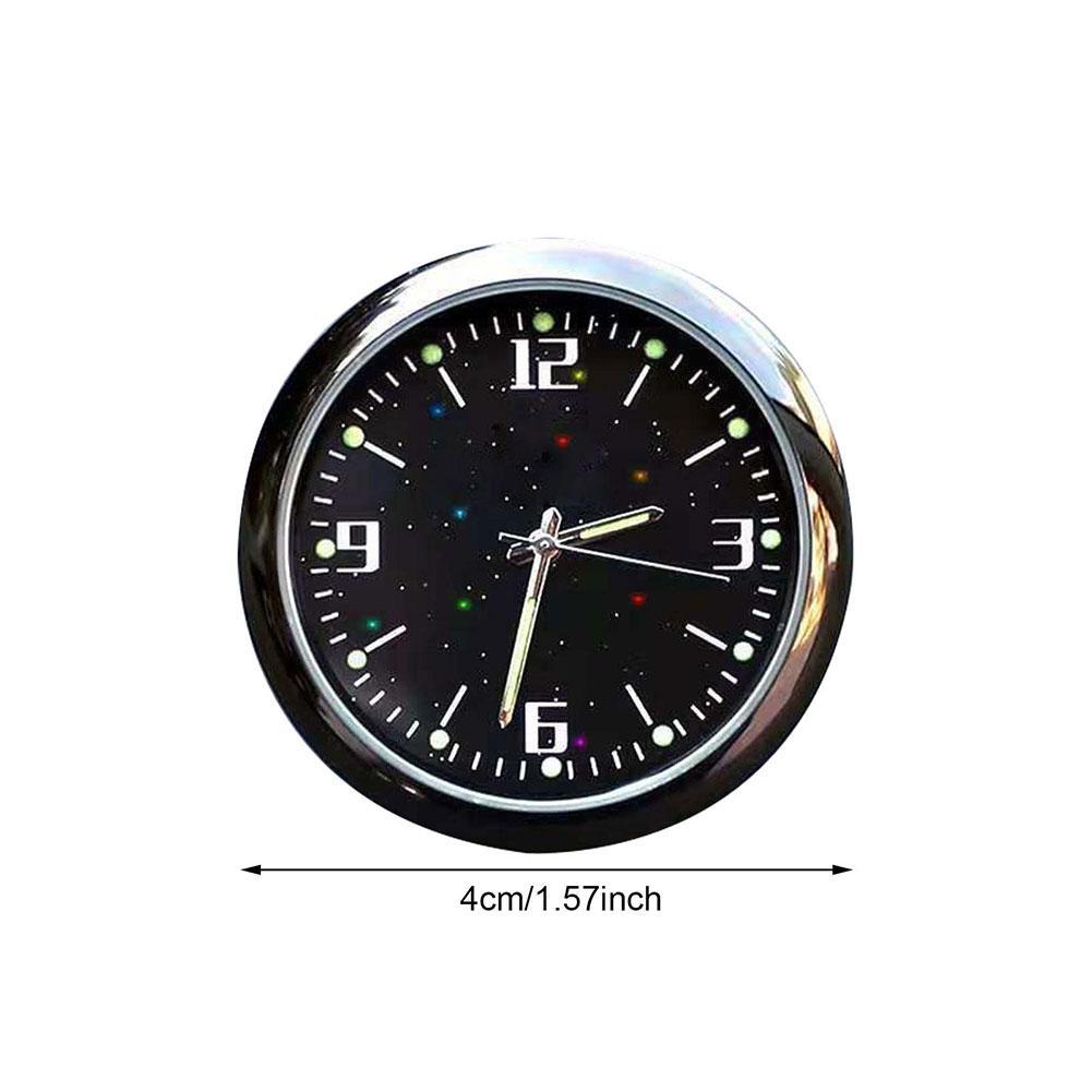 Mini horloge à quartz lumineuse pour grille d'aération de voiture, avec clip, étanche, pour le style et l'accès à la voiture, W2Z4